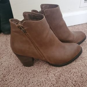 Brown booties